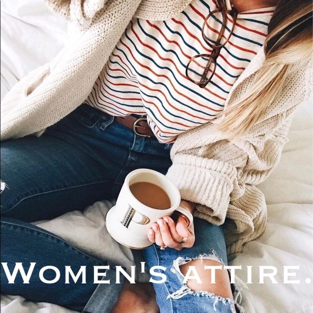 Woman's attire.